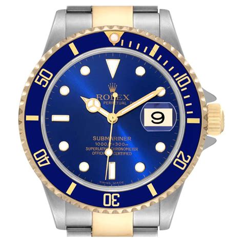 rolex 16613 2008|rolex 16613 blue for sale.